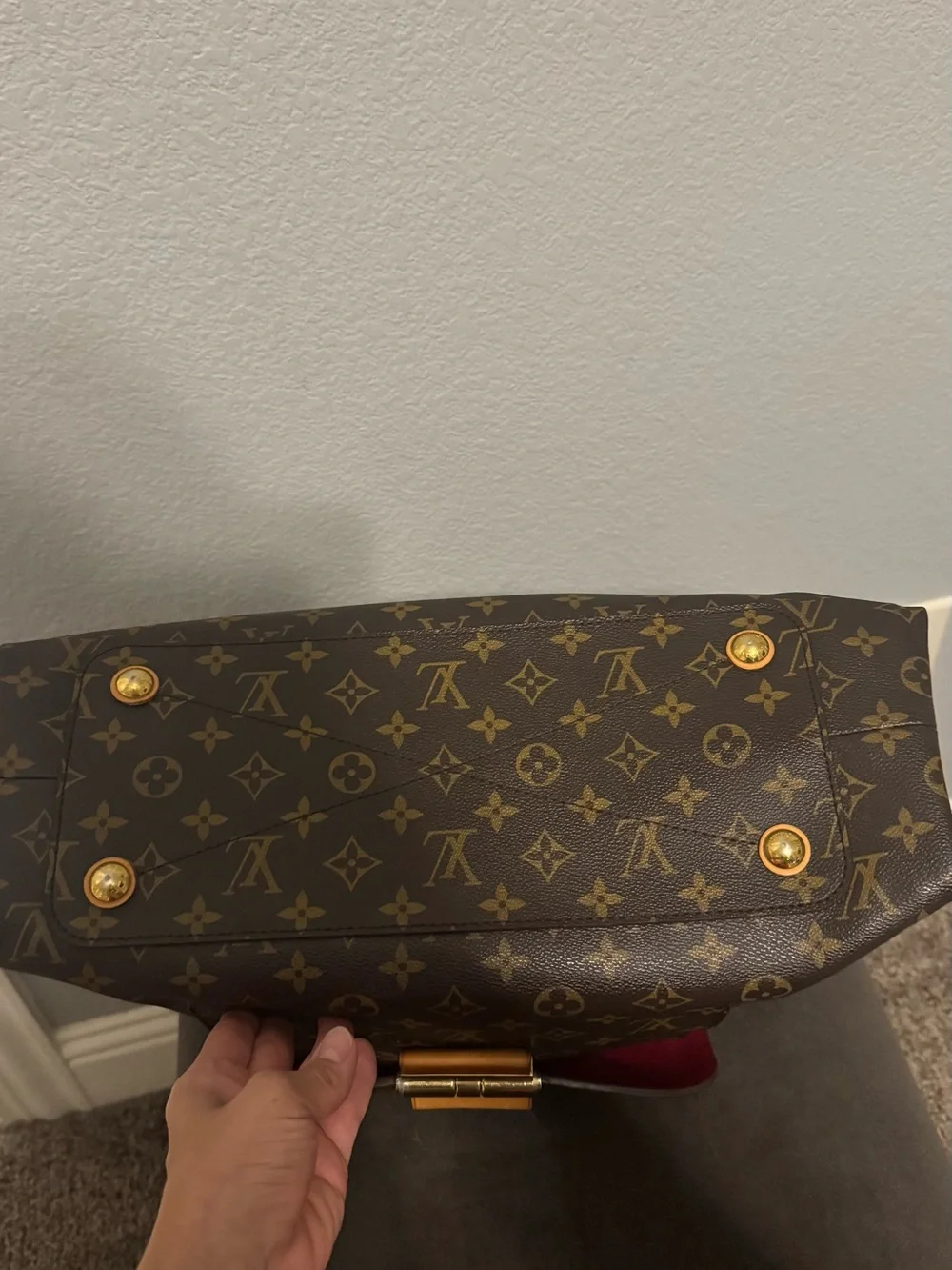 Louis Vuitton Olympe Monogram with Red Trim